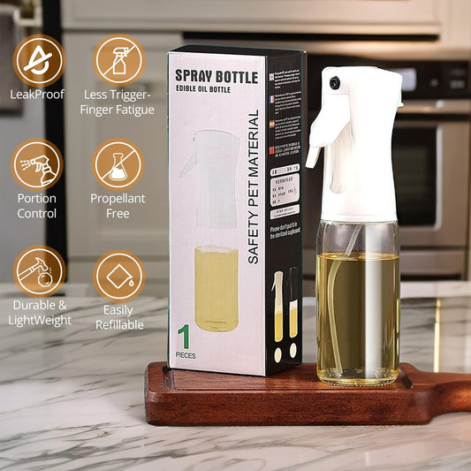 2 in 1 Premium Oil Spray Bottle for Cooking | Kitchen BBQ Air Fryer Oil Sprayer