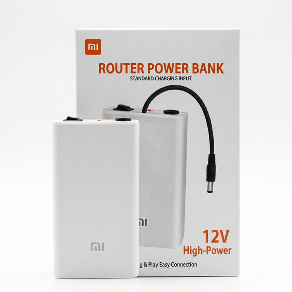 Xiaomi Mi 20000Mah 12V Router Power Bank – Mini UPS Battery Backup for Wi-Fi Routers