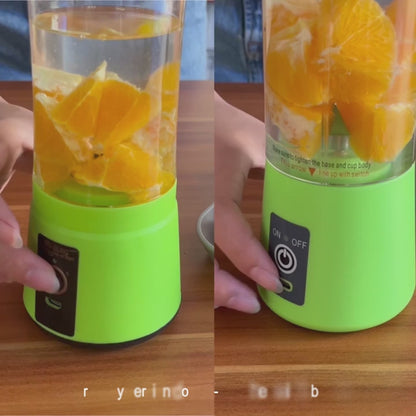 Portable Home USB Rechargeable Electric Fruit Extractor Juice Blender Machine | Mini Smoothie Maker | Personal Juicer